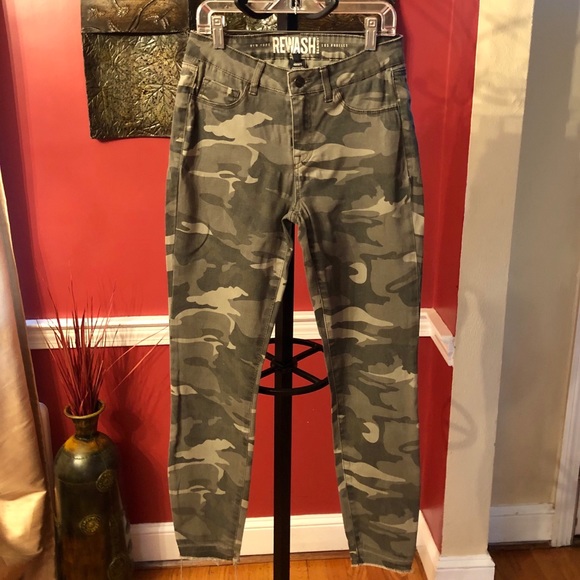 Rewash Pants - Rewash Camo Stretch Skinny’s